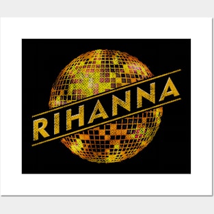 VINTAGE DISCO LAMP - RIHANNA Posters and Art